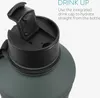 Navaris 2,2 Liter Fitness Trinkflasche - XXL Flasche Gym Produktbild-Vorschau 3
