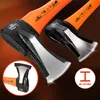 Set sekier TOMS sekera a štiepačka, 2ks, čierna/oranžová Náhľad obrázku produktu 3