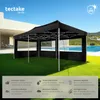 Tonnelle 6 x 3 m avec 2 rideaux - noir Voir les images du produit 2