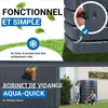 4rain Réservoir Mural Ensemble SLIM 1000 L, gris graphite 2 Voir les images du produit 5