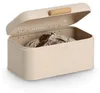 ZELLER 25416 Brotkasten, Metall/Bambus, beige, ca. 30,5 x Produktbild-Vorschau 2