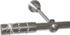 Gardinenstange Set Edelstahl Look Metall Ø 16mm zur Produktbild-Vorschau 1