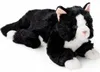 Carl Dick Chat couché, noir et blanc, env. 30cm, longueur Voir les images du produit 1
