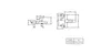 Technical drawings of a faucet with dimensions and a logo. Anteprima dell’immagine prodotto