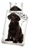 PHU CARBOTEX Baumwollbettwäsche 140x200 Labrador Schwarz Produktbild-Vorschau 1