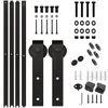 Set sistema porte scorrevoli binario loft barn door 2 m Anteprima dell’immagine prodotto 1