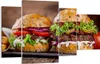Bild auf Leinwand - Leinwandbild - Amerikaner Hamburger Produktbild-Vorschau 1