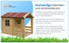 Timbela Maison de jeu en bois pour enfants - Maison de jeu Voir les images du produit 5