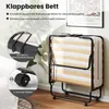Klappbett 80x200 cm, Gästebett klappbar mit 4 Rollen, Produktbild-Vorschau 5