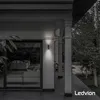 Ledvion - LED Wandleuchte Nova mit Sensor - Schwarz - GU10 Produktbild-Vorschau 5