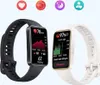 Two Huawei smartwatches are displayed against a light gray background, showcasing their fitness tracking features. Produktbild-Vorschau