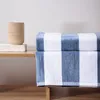 HOMLA LAWENA Handtuch in weiß und blau gestreift 70x130 cm Produktbild-Vorschau 2