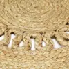 vidaXL Teppich Handgefertigt Jute Geflochten 90 cm Produktbild-Vorschau 4