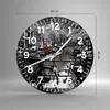 Wanduhr - Rund - Glasuhr - Holland Kanal - 40x40cm - Produktbild-Vorschau 3
