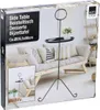 Beistelltisch Retro Tisch rund 26x80cm Metall in Schwarz Produktbild-Vorschau 2