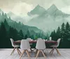 Fototapete Wald Gebirge Natur - 350x250 cm - Vliestapete Produktbild-Vorschau 2