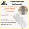 DMX - Flachverbinder verzinkt 20er Set 210x90x2,5 - Produktbild-Vorschau 2