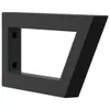 vidaXL Staffe per lavabo 2 pz. acciaio nero trapezoidale Anteprima dell’immagine prodotto 4
