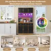 Flieks kuchynská vysoká skrinka kuchynský bufet s funkciou Náhľad obrázku produktu 8