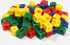 100 Steckwürfel 4- farbig 1,7cm Produktbild-Vorschau 2
