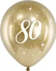 80. GEBURTSTAG Luftballons Eighty Gold Glanz Chrom Party 6 Produktbild-Vorschau 2