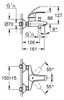 GROHE Eurosmart, Badewanne & Dusche, Hebelgriffe, 1/2", Produktbild-Vorschau 10