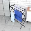 Étendoir vertical extensible en métal réglable, noir Voir les images du produit 11