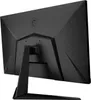 The back of a black computer monitor on a black background. Produktbild-Vorschau
