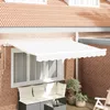 vidaXL Telo di ricambio per tenda da sole, bianco, 3 x 2,5 Anteprima dell’immagine prodotto 1