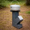 Raketenofen Rocket Stove Holzofen Camping Outdoor Kocher Produktbild-Vorschau 9