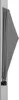 A gray balcony screen is shown folded and attached to a wall. Produktbild-Vorschau