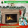 JOIEYOU 800cm Weihnachtsgirlande mit 125 Warmweiß LEDs Produktbild-Vorschau 3