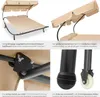 TecTake 404865, Beige, Schwarz Produktbild-Vorschau 4