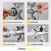 3-in-1 Multifunktionaler Wurstfüller Manuell,Hand Produktbild-Vorschau 5