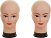 2x Mannequin-Kopf HWC-G81, Perückenpuppe weiblich Frau Produktbild-Vorschau 3