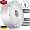 15m Kunststoffschlauchleitung H05VV-F 2x2,5 Weiß Flexible Produktbild-Vorschau 2