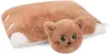 A plush cat pillow is shown against a white background. Náhľad obrázku produktu