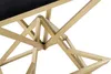 Mauro Ferretti Piramid Barstuhl 40x40x75 cm schwarz gold Produktbild-Vorschau 8