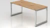 Schreibtisch Pavo | Asteiche | Silber Gestell | BxT Produktbild-Vorschau 1