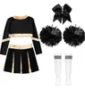 Costume da cheerleader scintillante per ragazze - set di Anteprima dell’immagine prodotto 2