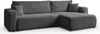 A gray sectional sofa is shown against a white background. Produktbild-Vorschau
