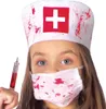Zombie Halloween infermiera costume maschera cuffietta Anteprima dell’immagine prodotto 3