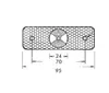 PROPLAST Seitenmarkierungsleuchte 40128001 95mm 31mm 47g Produktbild-Vorschau 2