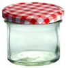 lot de 50 pots à confiture 125 ml To 66 à couvercle rouge à Voir les images du produit 2