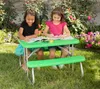 Lifetime plastikowy stolik dla dzieci zielony 83x90x53 cm Podgląd zdjęcia produktu 9