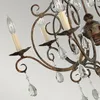 Żyrandol Chateau kawowy 6xE14x60W kryształ Podgląd zdjęcia produktu 5