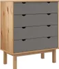 vidaXL Zásuvková skříň OTTA Brown&Grey 76,5x39,5x90 cm Náhled obrázku produktu 1
