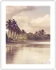 Poster - Poster ohne Rahmen - Palmen Strand Wasser - 40x50 Produktbild-Vorschau 1
