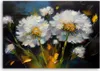 Leinwandbild Löwenzahn Gemalt Botanik 90x60 Feeby Weiß bild Produktbild-Vorschau 3