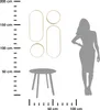 Howhomely | Set di 4 specchi ovali dorati - Colore oro - Anteprima dell’immagine prodotto 6
